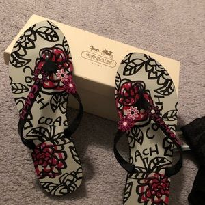 Coach Flip Flops